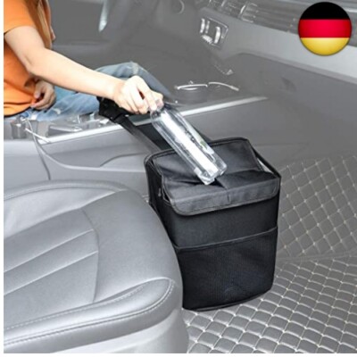 Mautopily Auto Mülleimer Mit Deckel - Praktischer Mini-Abfalleimer Für Auto, SUV & LKW