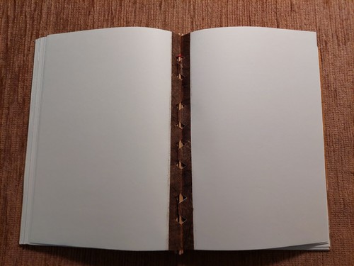 Hübsches BLANKOBUCH Designer Binding EXPERIMENTELLER HANDEINBAND Buchbinder - Picture 11 of 16