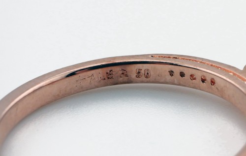 Original Stg Silber Rose Pandora ~ funkelnder Schleifenring ~ 180906CZ ~ Größe 53 - Bild 7 von 7