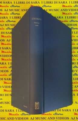 Book libro CHIRON 36-2006 DEUTSCHEN ARCHAOLOGISCHEN INSTITUTS DE GRUYTER  (L44)