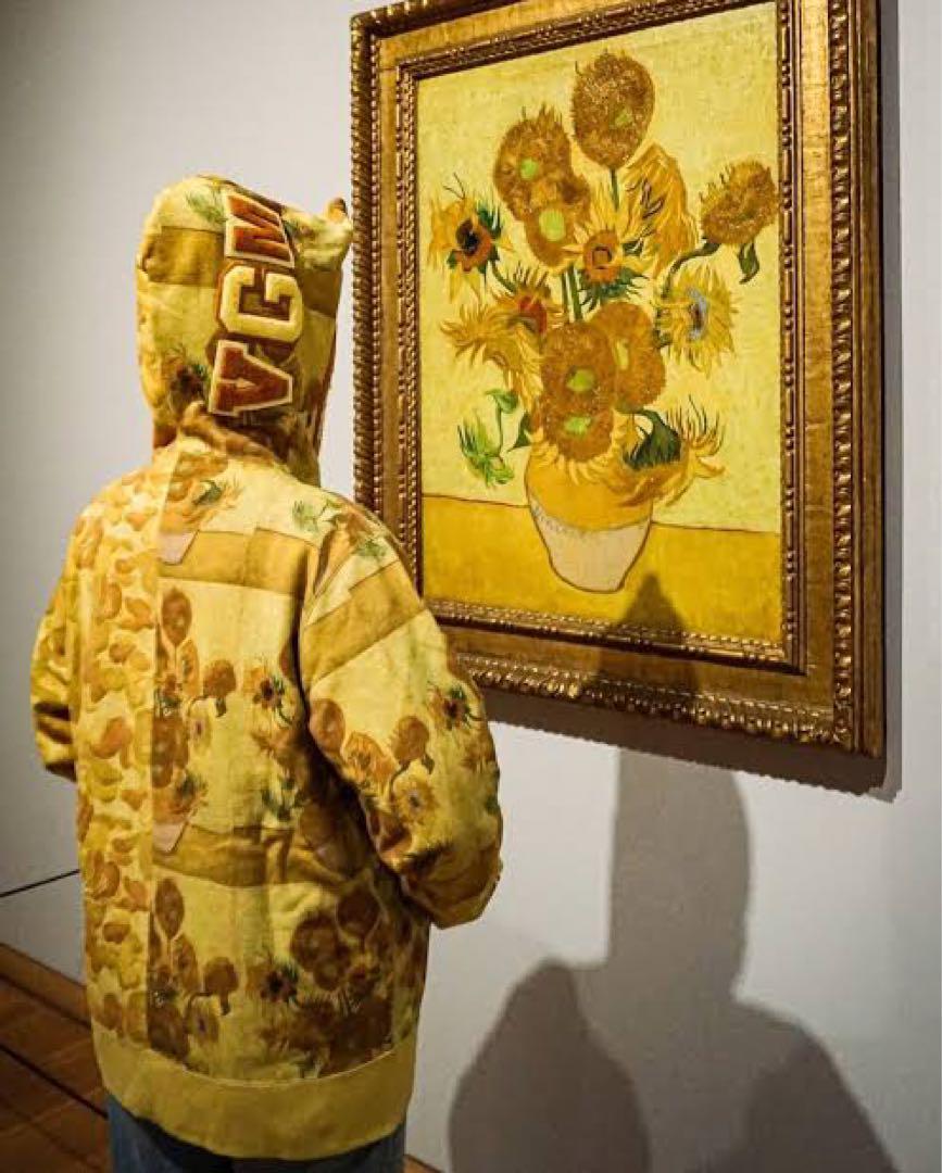 トップス XL bape Van Gogh Shark Full Zip Hoodie A Bathing Ape x Van Gogh Museum Shark Full Zip Hoodie Yellow