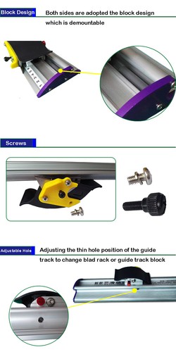 Righello di taglio trimmer a scorrimento manuale KT, foto PVC cutter per animali domestici con righello - Foto 8 di 15
