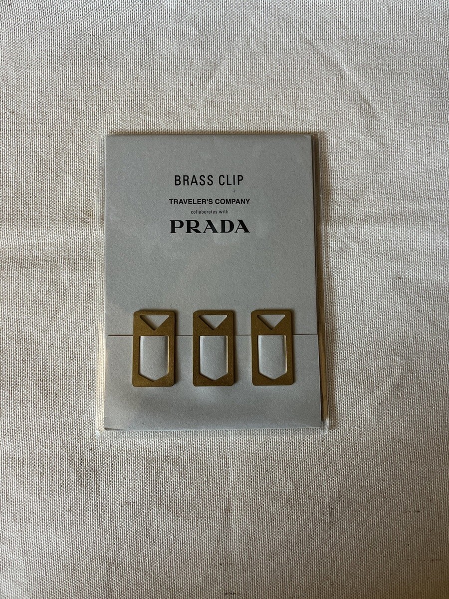 Travelers Notebook/Company Prada •Brass Clip (1 Set) | eBay