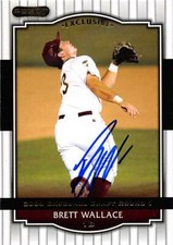 Brett Wallace autographed baseball card (Cardinals) 2008 Razor Exclusive #13