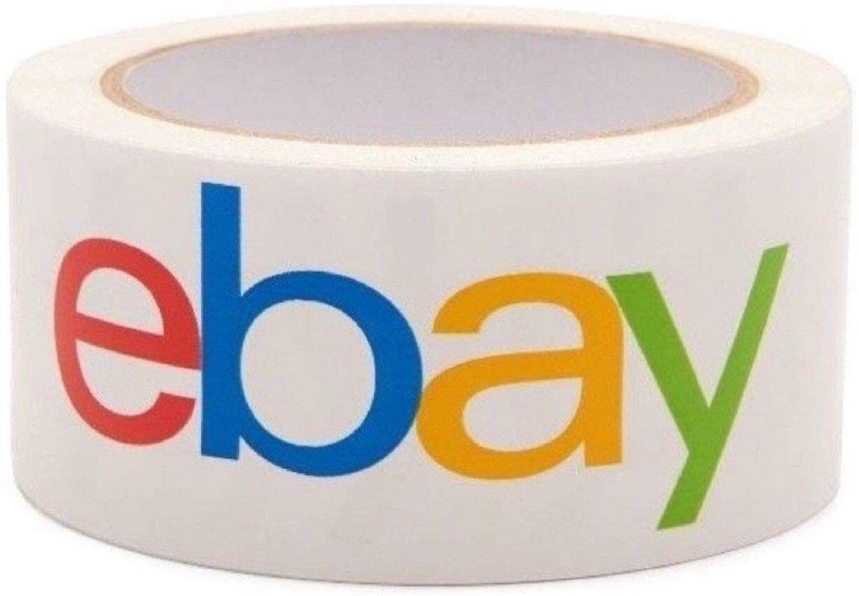 1~2~6~12~24~36 Rolls eBay Branded Packing Tape Packaging Shipping Tape 2x75 Yard