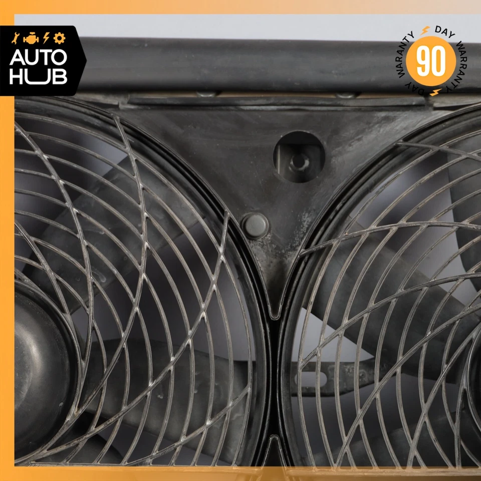 Conjunto de motor ventilador de refrigeración radiador 93-02 Mercedes R129 600SL SL600 FABRICANTE DE EQUIPOS ORIGINALES Foto 4 de 4