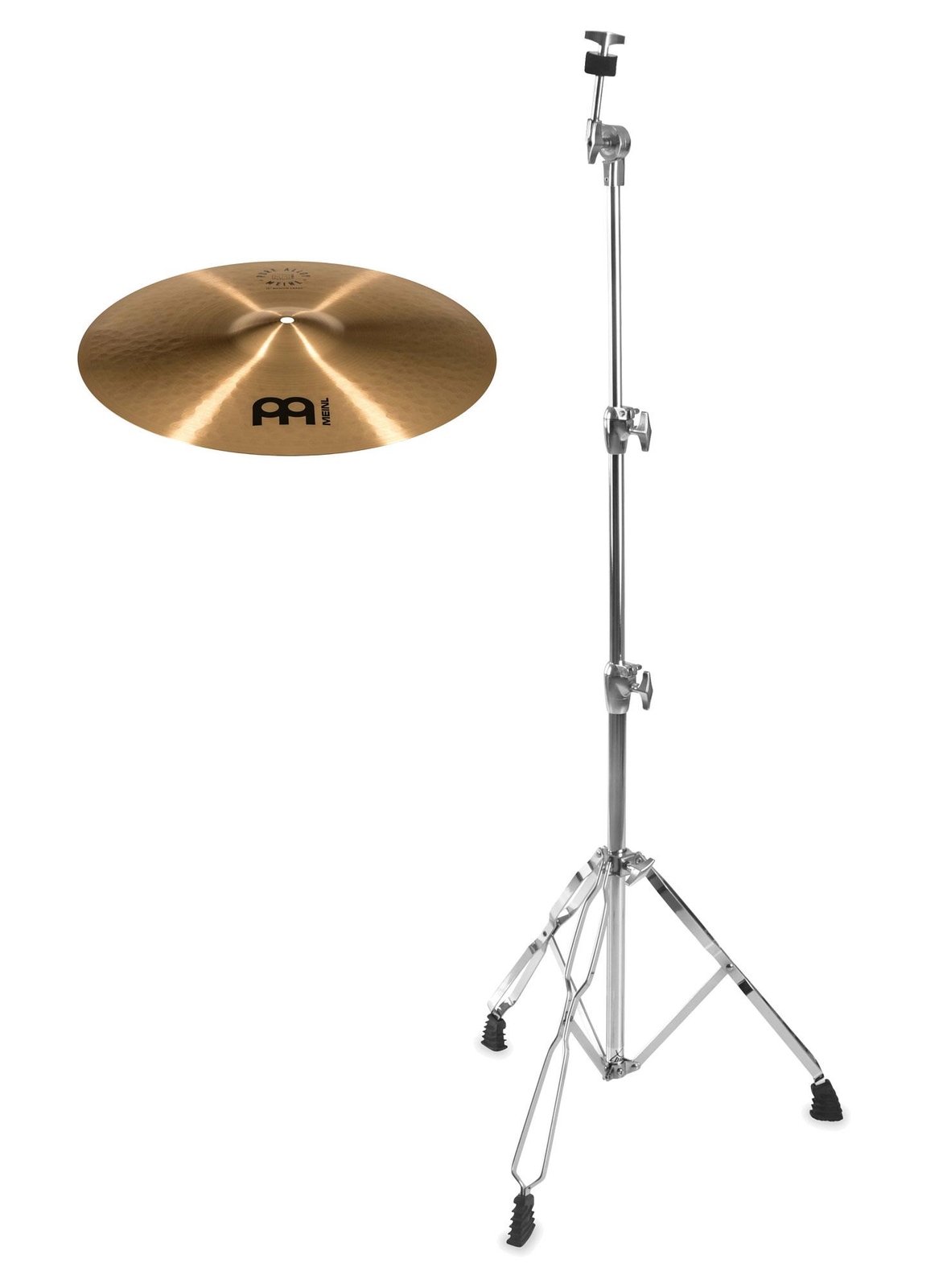 Meinl Pure Alloy 16 Medium Crash Becken gerade Becken Ständer Set Meinl Pure Alloy 16 Medium Crash Becken gerade Becken Ständer Set