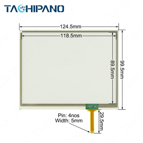 1x para ET057003DH6 Panel Digitalizado Vidrio Pantalla Táctil - Imagen 1 de 4