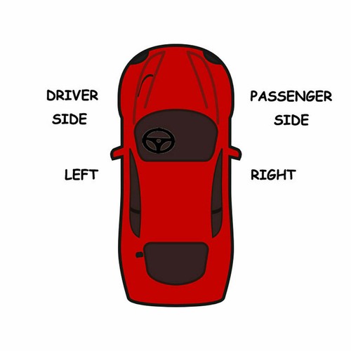 Right Side Outside Mirror Glass For 2002-2014 Ford E150 E250 E350 Replace Flat - Picture 6 of 10