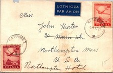 GOLDPATH: Poland cover 1941 to USA airmail CV919_P20