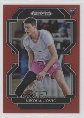 2022-23 Panini Prizm Draft Picks Red 78/299 Nikola Jovic #75 Rookie RC 1pe9