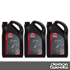 3 x Millers Oils ZFS 10W40 Fully Synthetic Motorcycle Engine Oil - 4 Litre 7.12 per litre