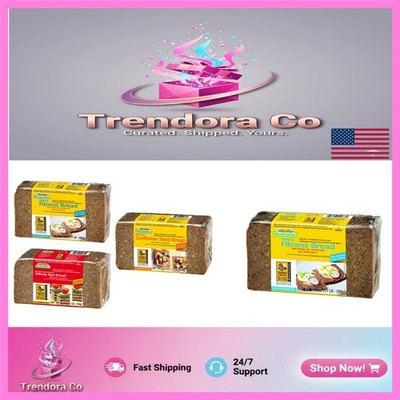 Nutritious High Fiber Whole Rye & Sunflower Seed Bread - Pack of 3 Loaves