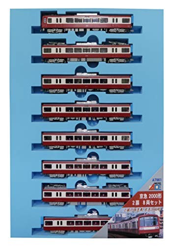 Поезд Micro Ace N калибра Keikyu 2000-форма 2 двери, комплект из 8 вагонов, модель A7961, Япония