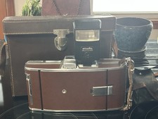 Vintage 1940s Polaroid Model 95A Folding Land Camera W/ Case