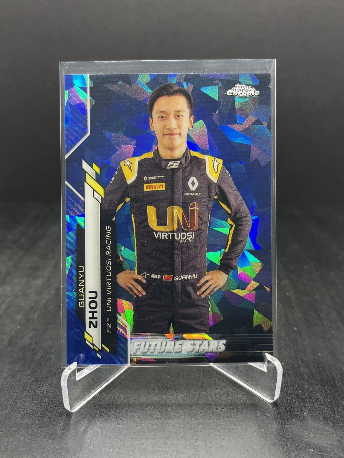 2020 Topps Chrome Sapphire Formula 1 F1 Guanyu Zhou Future Stars #43 (A)