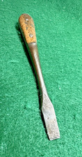 Antique Perfect Handle Slotted 6" Screwdriver &frac14;" Tip -Signed &ldquo;Germany&rdquo; Flat Head