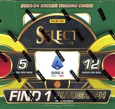 2023-24 Panini Select Serie A Soccer Hobby International Shrink Box