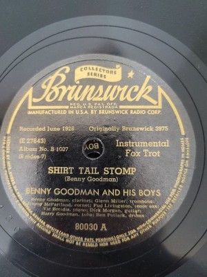 Benny Goodman & His Boys   Shirt Tail Stomp 78 RPM Record 1928 Brunswick Jazz