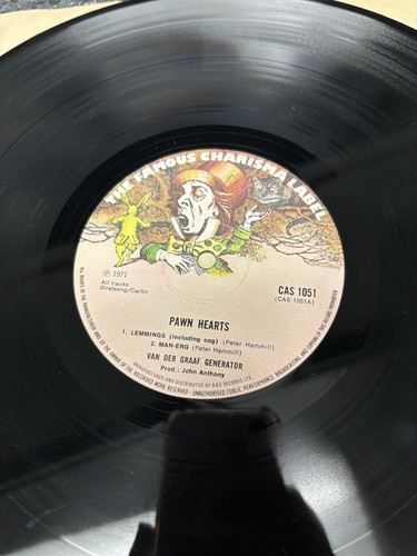 VAN DER GRAAF GENERATOR '71 album LP US CHARISMA "PAWN HEARTS" vinyl - Free Ship - Picture 7 of 8