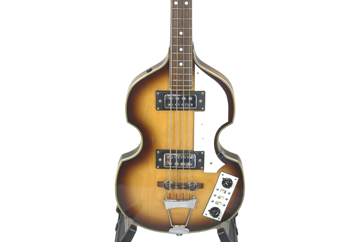 Vintage 1970s Fresher FK-301BS Violin Bass MIJ Sunburst Hofner