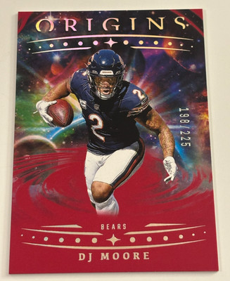 DJ Moore 2025 Panini Origins Red Card /255 !!!