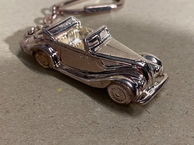 BMW 327 Schlüsselanhänger Versilbert Keyring Keychain Youngtime
