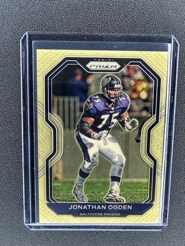 2020 Panini Prizm Gold Vinyl Prizm Jonathan Ogden 2/5 #45 HOF