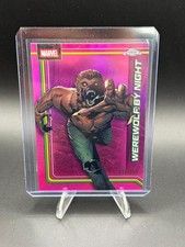 2026 Topps Chrome Marvel Werewolf by Night #195 Pink Refractor /250