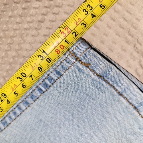 Serenede Jeans Distressed Denim Double Helix White Black Stripe Men’s Size 32x32 - Picture 19 of 22