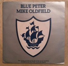 Vinyl Single Mike Oldfield - Blue Peter Virgi...