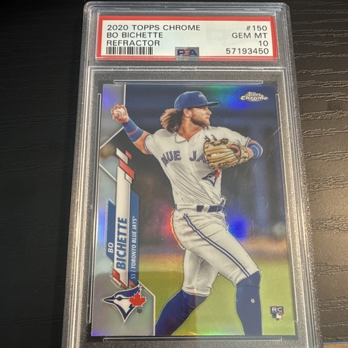 2020 Topps Chrome Bo Bichette [Gold Refractor] #150 card