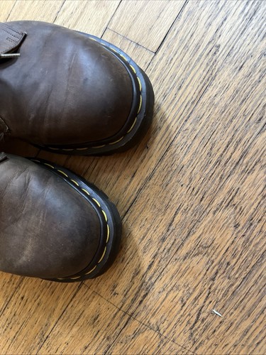 Oxford de cuero Dr. Martens 1461 para hombre - marrón Gaucho Crazy Horse - talla 10 usados en excelente estado - Imagen 4 de 14