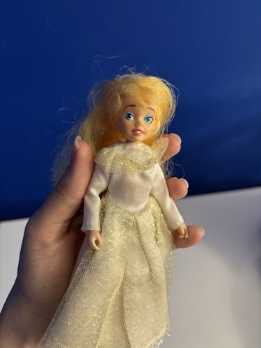 POLLICINA SPOSA THUMBELINA BRIDE DELUXE GIFT SET BAMBOLA DOLL VINTAGE ANNI 90 - Foto 2 di 8