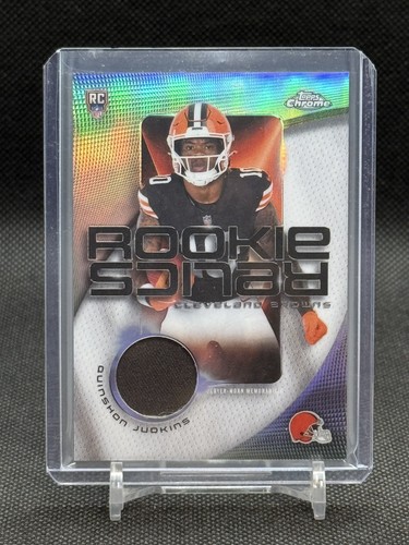 QUINSHON JUDKINS RC 2025 Topps Chrome Football NFL Rookie Relics Refractor Card
