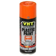 VHT Paint SP823; Plastic Paint 11oz Aerosol Gloss Orange 200 deg