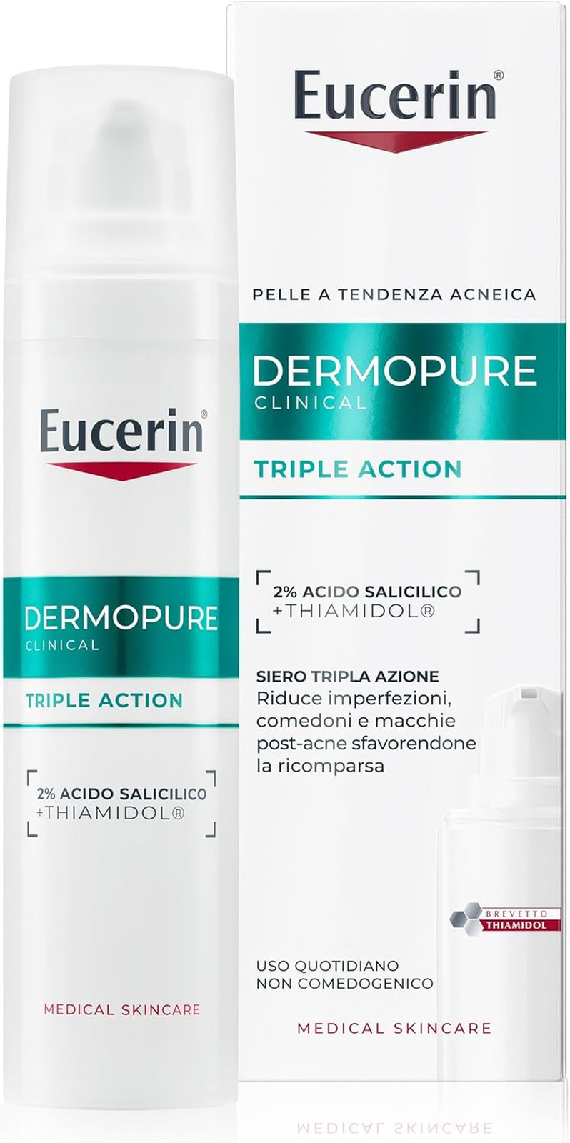 Eucerin Dermopure Siero Tripla Azione 40ml: Addio Macchie Post-Acne
