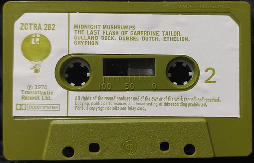 Gryphon - Midnight Mushrumps 1974 UK Transatlantic Records ZCTRA 282 Green Shell - Picture 5 of 6