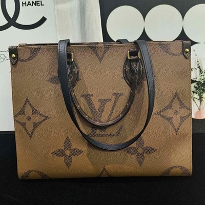 Louis Vuitton Onthego MM 'Brown Giant Monogram/Brown - Very Good #1RTGB6M