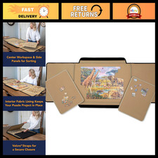 Portable Puzzle Board for 1000 Pieces - Travel-Friendly, Easy Storage Assembly