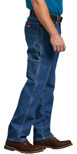 Dickies Relaxed-Fit Carpenter Denim Jeans für Herren - Stonewashed Indigo Blue - - Bild 6 von 6