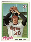 Nolan Ryan 1978 Topps base card #400 EX-NM condition Angels