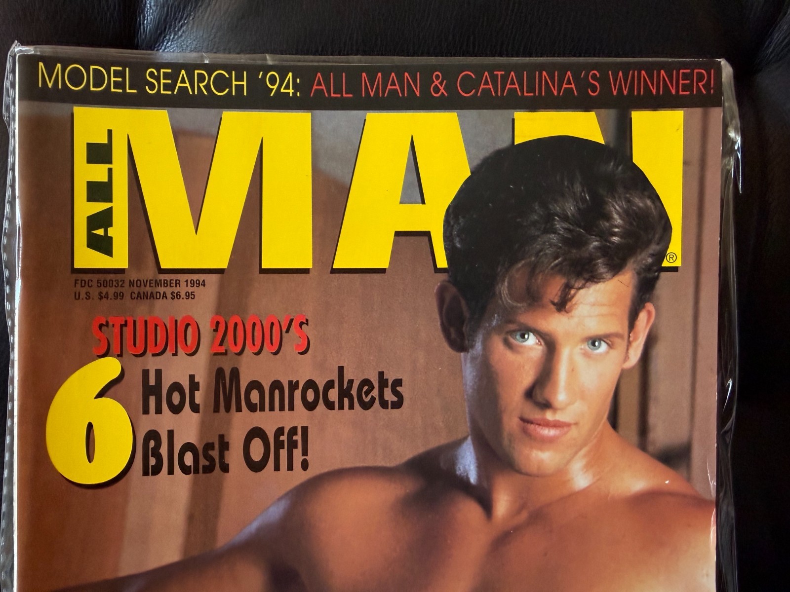 All Man Magazine 11/94 vintage gay interest male pinups Chris Champion