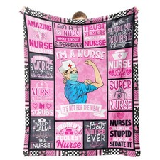Nurse Gifts Women Week Nurse Blanket Nursing Appreciation Decor 60x50 Inch