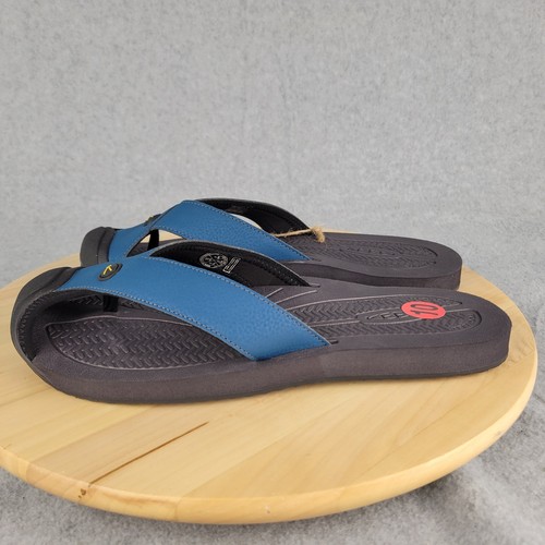Keen Legion Blue Antique Moss Barbados TG Flip Flop Sandals US Men 10 NWT - Picture 3 of 7
