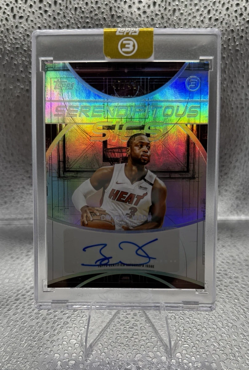 Topps Dwyane Wade Basketball Autographed Sports Trading Cards