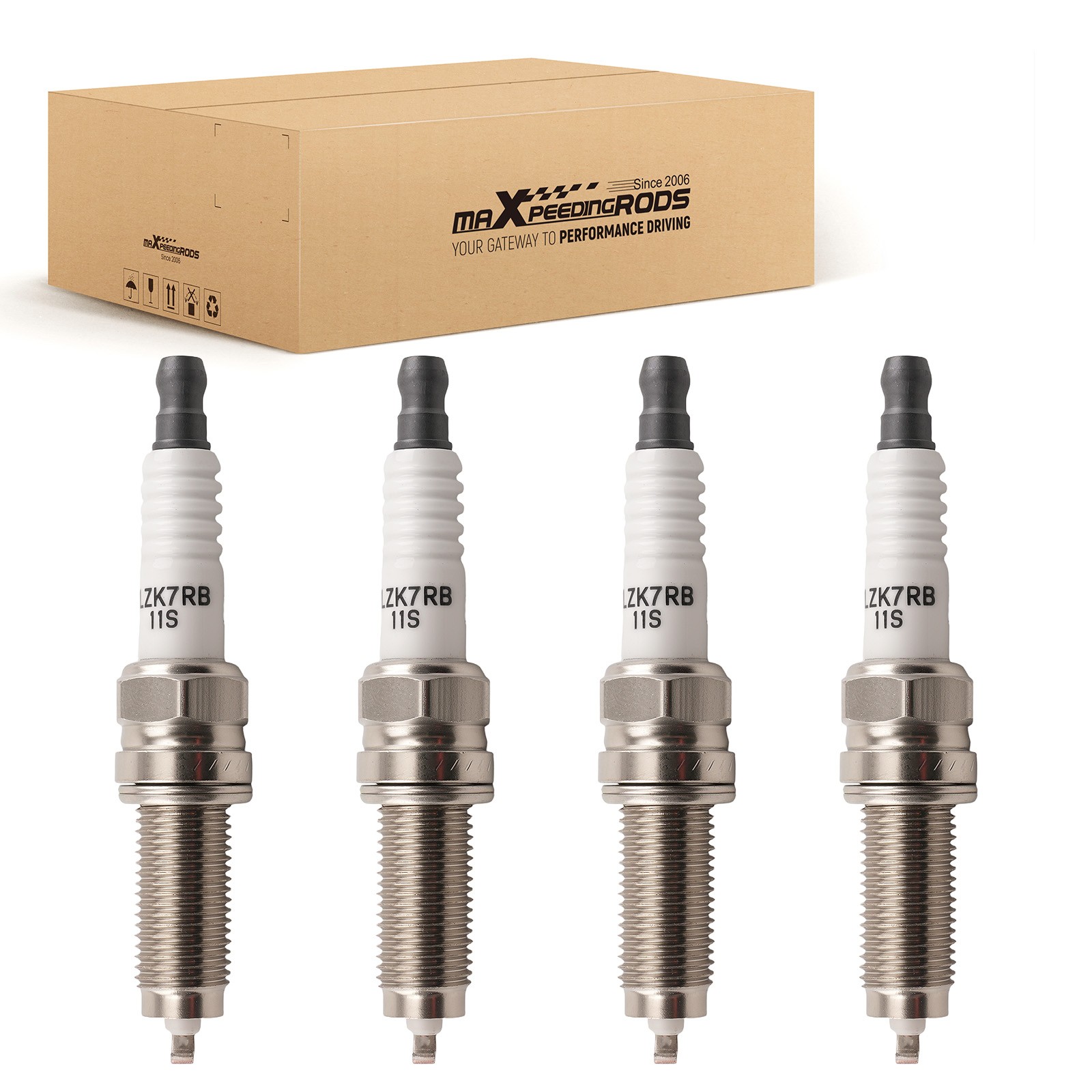 4x Spark Plugs for Acura TSX Honda Accord 2.4L 2008-2014 ILZKR7B11S 5787