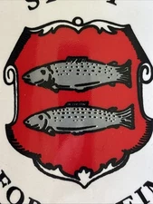 Vintage Stadt Forchheim White Beer Stein Mug Germany Division Films  Huhtamaki