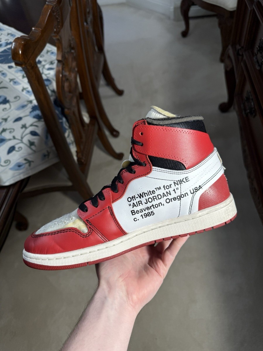 Size 10 - Jordan 1 Retro OG x Off-White High Chicago AA3834