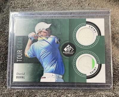 David Duval 2013 SP Game Used Tour Gear Dual  Shirt  #TG-DD Shirt Relics